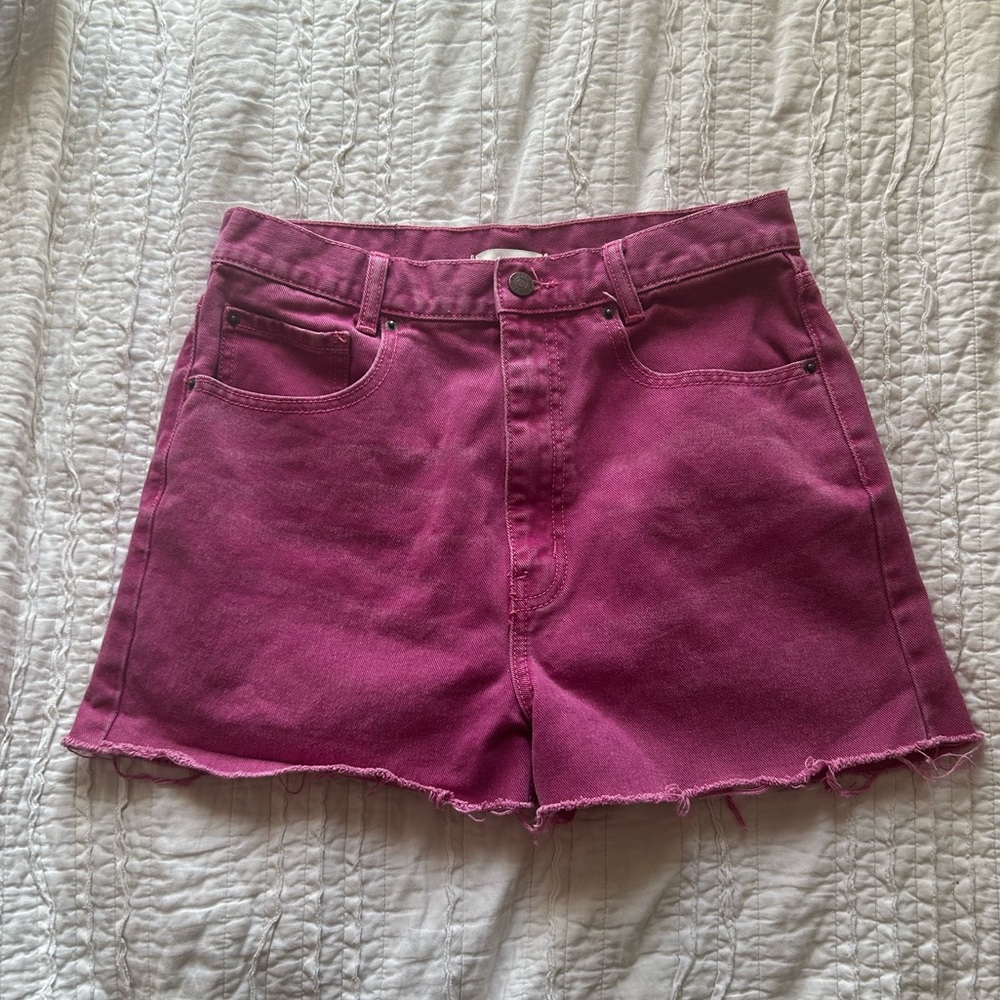 Pink BDG jean shorts size 30.